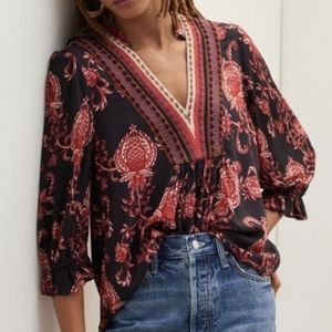Anthropologie Bl^nk London Stephanie Top Sz S EUC